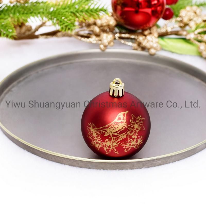 New Design Christmas Ball for Holiday Wedding Party Decoration Supplies Hook Ornament Craft Gifts
