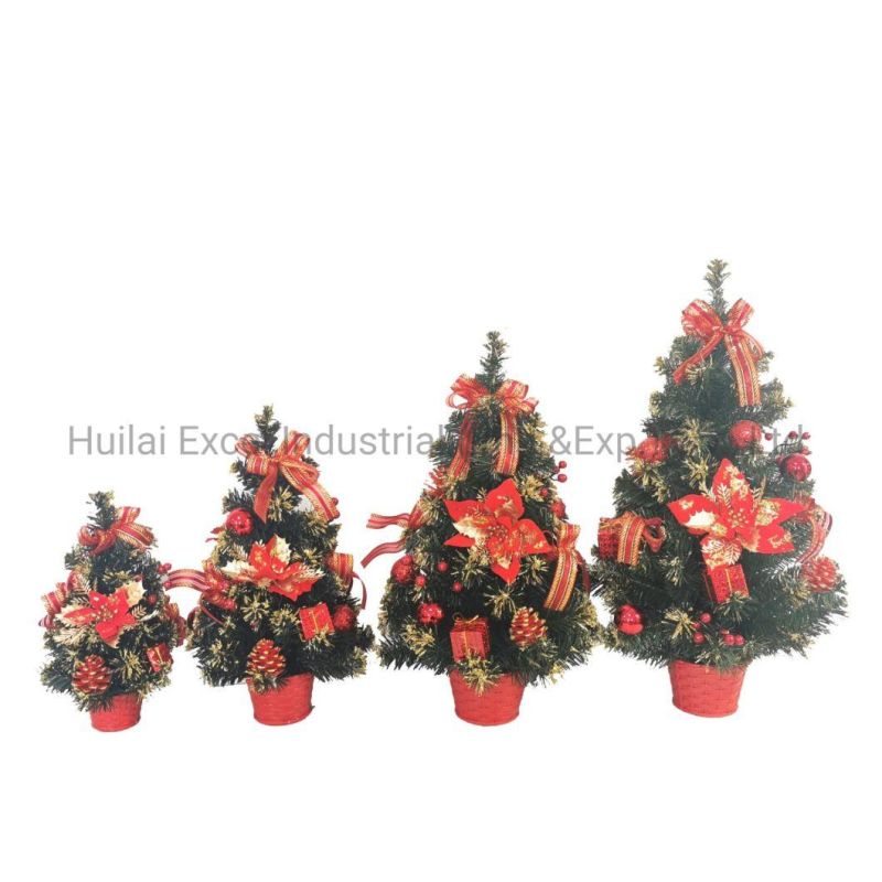 Xmas Ornament Artificial Tree PVC Christmas Tree 30-60cm Xmas Tree