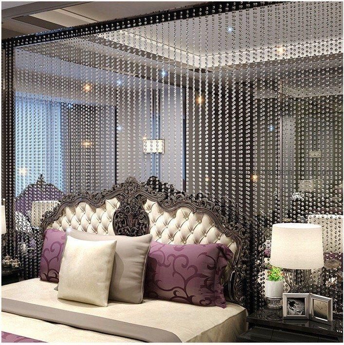 Crystal Glass Octagon Beads Curtains for Home Decoration & Wedding