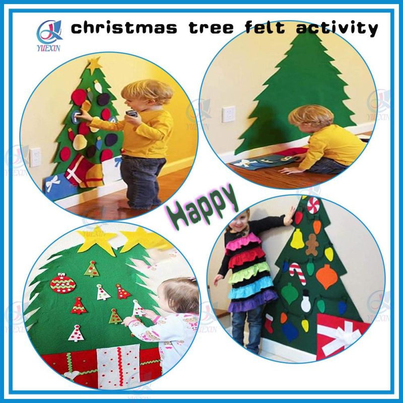 Christmas Decoration Craft Felt in 100% Eco Friendly Polyester