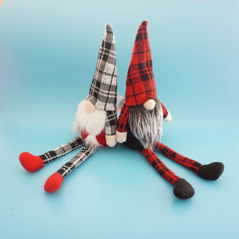 Chirstmas Soft Stuffed Plush Baby Toy Handmade Swedishsanta Doll Gnome Scandinavian Tomte Nordic Nisse Sockerbit Dwarf Elf