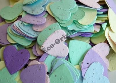 Plantable Eco Friendly Wedding Confetti-Assorted Heart Shaped