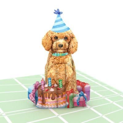 Paper Wood Fashion Funny Meme Face Birthday Invitation Happy Birthday Card for Dog