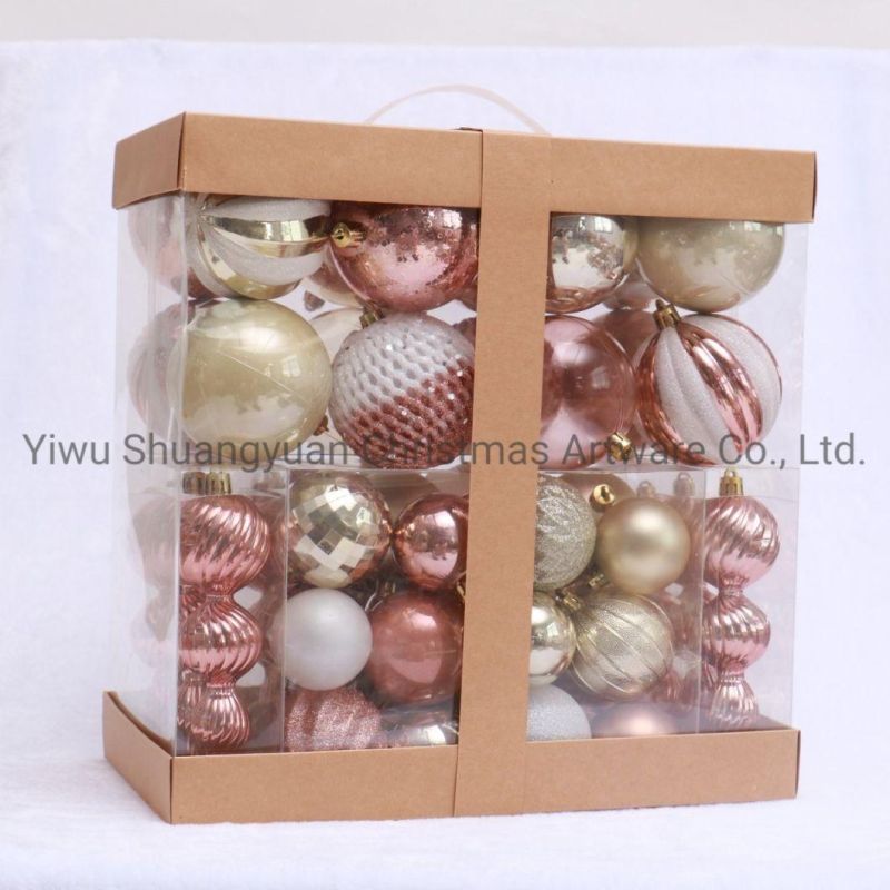 High Sales Christmas Ball for Holiday Wedding Party Decoration Supplies Hook Ornament Craft Gifts