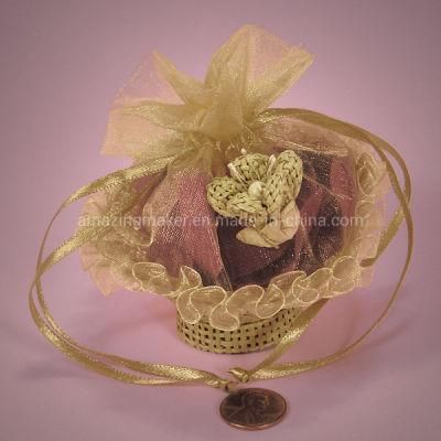 Excellent Organza Paper Mesh Tiny Favor Basket (AM-OB014)