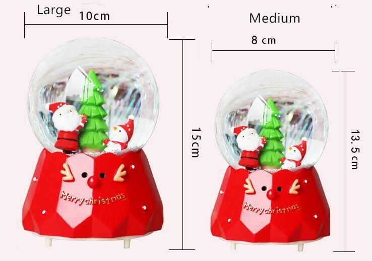 Best Sale Christmas Crystal Ball Music Box for Promotion