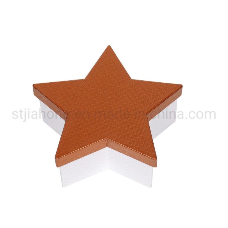Christmas Gift Boxes Star Shape Santa Claus Candy Box Merry Christmas Lid and Base Christmas/Party/Birthday Gift Packaging Box (Sets)