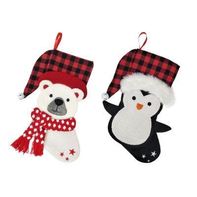China Supplier Sublimation Decoration Kits Handmade Felt Stuffed Animal Christmas Stocking