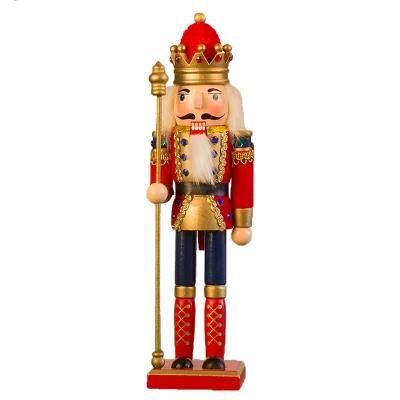 Creations Red and Blue King 12 Inch Traditional Wooden Nutcracker