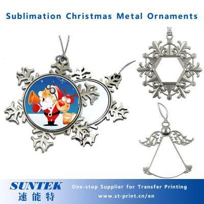Sublimation Blanks Plastic Christmas Ornament