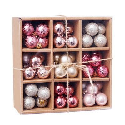 New Design Plastic Small Ball Sets Tree Hanging Ornaments