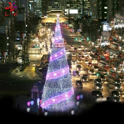 Used in Commercial Center Decoration Giant Christmas Tree Outdoor Waterproof LED Christmas Tree