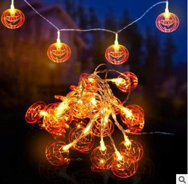 Halloween Party LED Light String Pumkin Horror Ghost Light