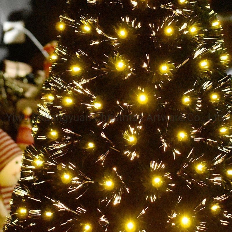 New Design High Quality 60cm Christmas Fiber Tree for Holiday Wedding Party Decoration Supplies Hook Ornament Craft Gifts