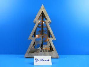 Wood Arts LED Tree Crafts for Christmas Decor LED