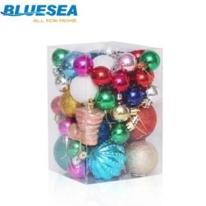 Christmas Tree Decoration 20-40 Balls Mixed Box Christmas Snowflake Package