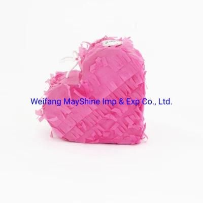 Valentine&prime;s Day Mini Pinata for Birthdays Heart Party Decoration Wedding Holiday with Tassel