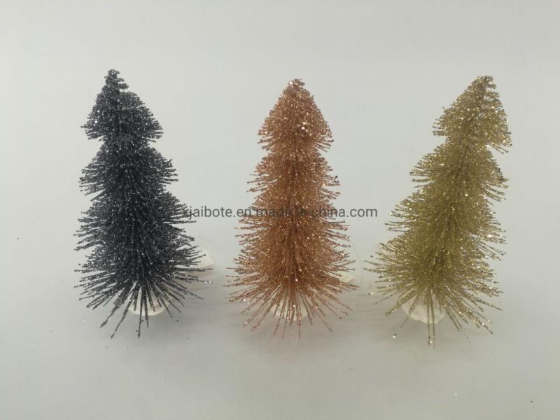 Xmas Desktop Decoration Promotion Gift White Cedar Artificial Christmas Tree