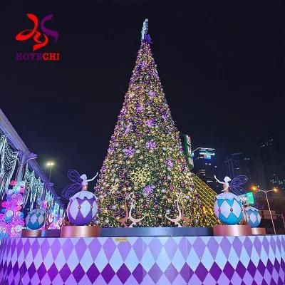 Outdoor Big PVC Artificial LED Giant Christmas Tree with Light