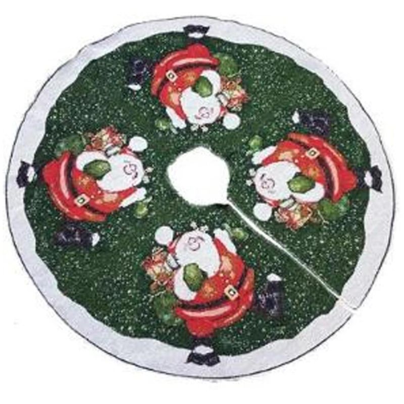 Manufacturer Texpro 2021new Tree Skirt Fantastic Series Christmas Tree Skirt Merry Christmas Happy New Year Holiday Indoor Outdoor Festival Decorations