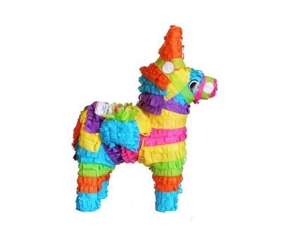 Rainbow Donkey Pinata Kids Children&prime; S Birthday Party Supplies Party Game Candy Props Beat-Pinata Parties Decoration