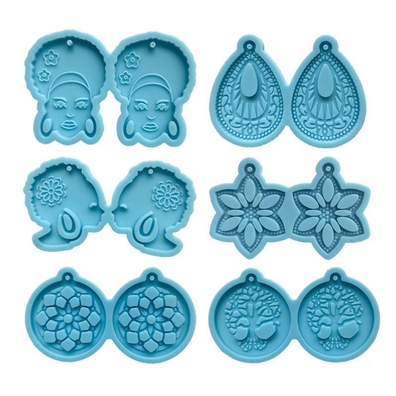 Halloween Custom Silicone Keychain Molds Resin Pendant Mold for DIY Key Chain