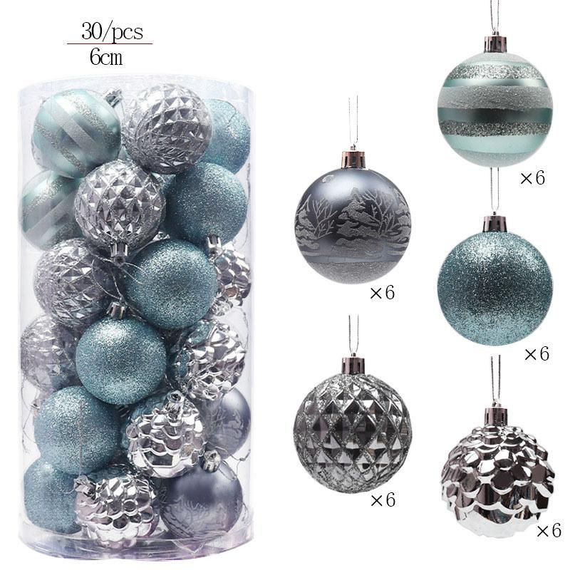 Balls Fly with Luxury Jewelred Bulbs Glass Football 100 Set Outdoor Ornament Wooden Ornaments Lights