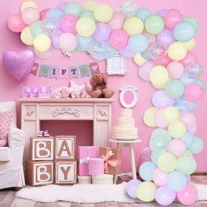 100PCS Balloon Arch Garland 12&quot; Macarons Confetti Balloon Set