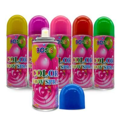 Boss Color Snow Spray Colorful Snow Spray Party Foam