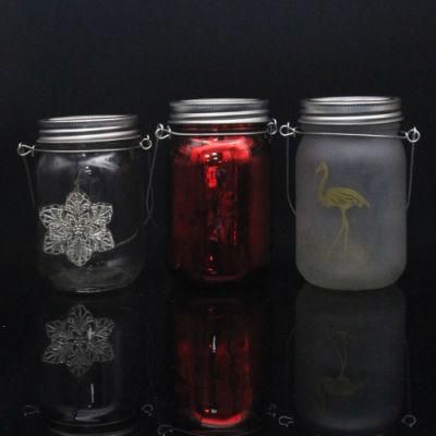 Hangable Wholesale Glass Bottle Christmas Decorations Outdoor Solar Lights