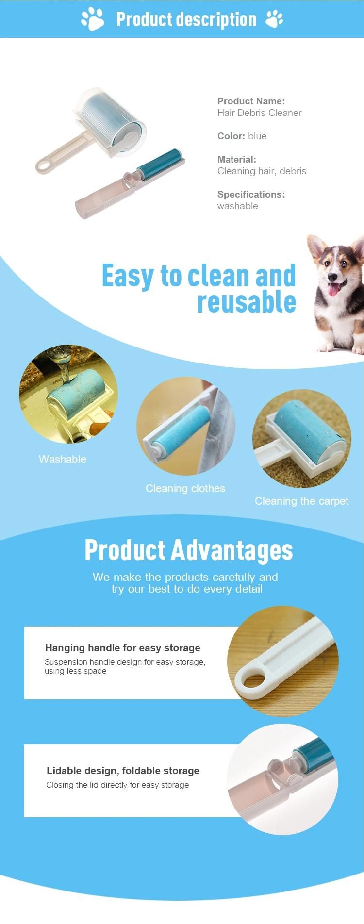 Multipurpose Washable Roller Pet Hair Remover