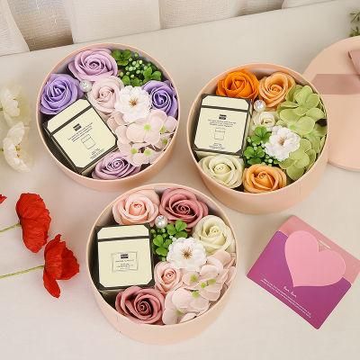 Factory Wholesale Soap Flower Gift Box for Her, Mother, Sister