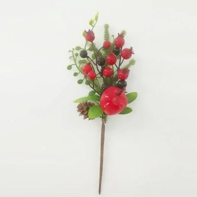 Factory Supply Artificial Flower Pine Wire Garland