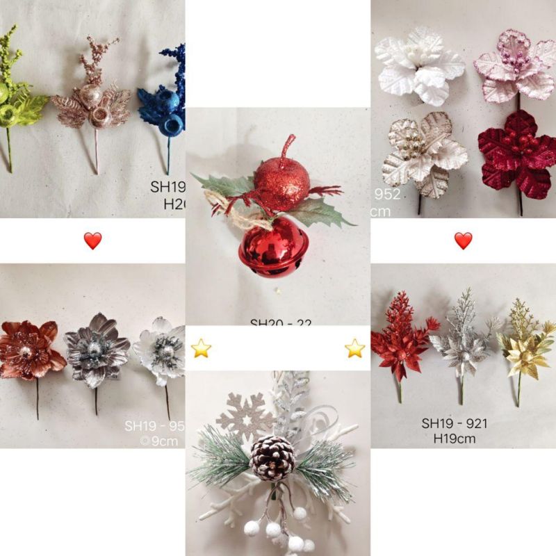 Flower Arrangement for Christmas Party Tree Decoration