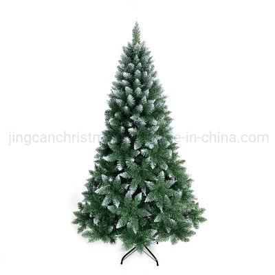Best Choice Pointed PVC Christmas Tree with Spraying White