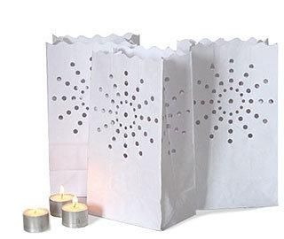 Fire-Retardant Luminaire Paper Bag for Candle