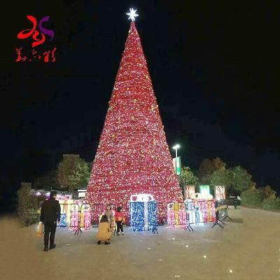 Artificial PVC LED RGB Lights Christmas Tree