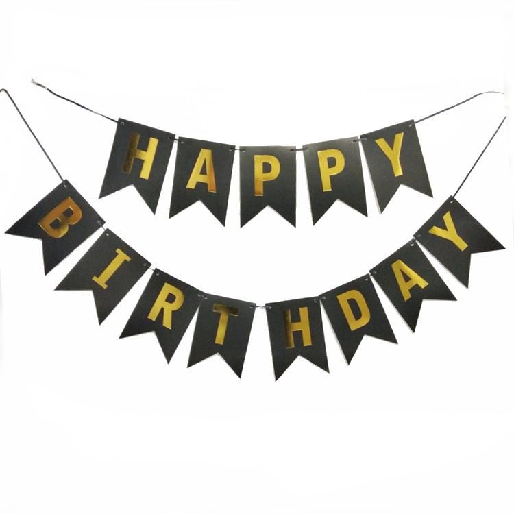 Christmas Decorate Banners String Accessories Ornament Hang up Flag Wholesale Custom Bunting Pennants