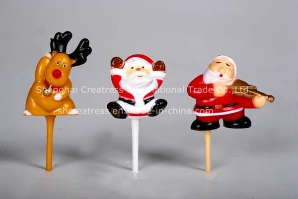 Wholesale Plastic Christmas Cake Decoration