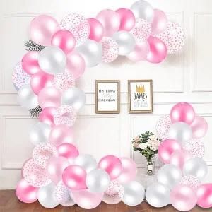 Pink Balloon Garland Arch Kit Confetti Balloons Wedding Birthday Decorations