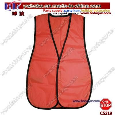 Wholesale Economic Nylon High Vis Orange Work Vest Safety Workwear (C5219)