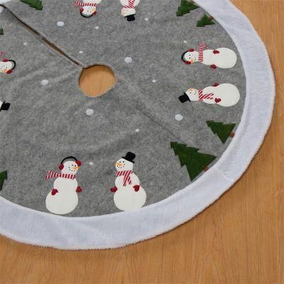 Cross Border New Products Christmas Tree Skirt Christmas Tree Skirt Hotel Shopping Mall Home Decoration Christmas Tree Feet