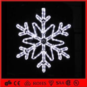 CE RoHS Outdoor Decoration LED Motif White Snowflake