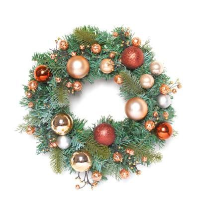 Christmas Holiday Decoration Custom Wreath with Ornaments Decorations