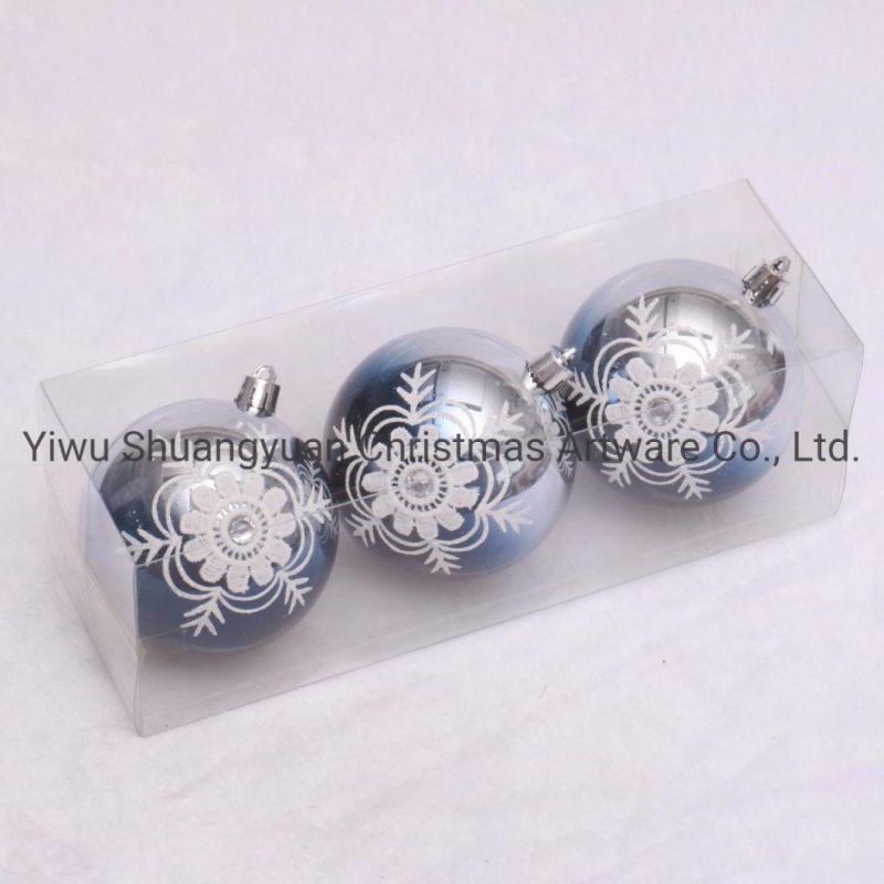 Wholesale Plastic Hand Painted Christmas Ball Ornaments