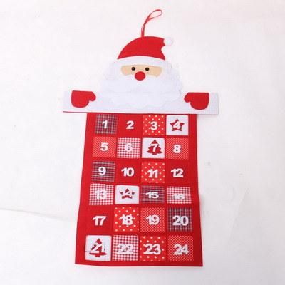 Wholesale Christmas Felt Wall Hanging Calendar