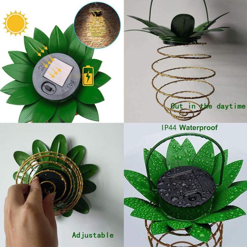 LED Solar Lights Pineapple Lamp Decorative Outdoor