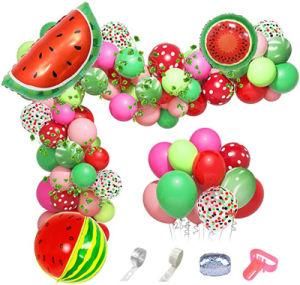 Hawaiian Party Decoration Balloon Watermelon Balloon Birthday Background Balloons