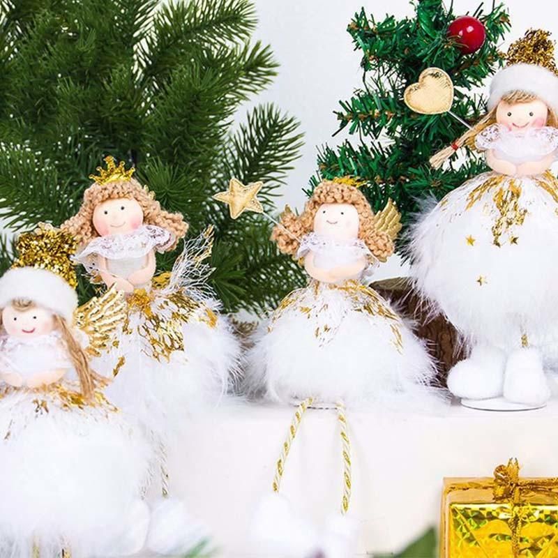 Cute Christmas Home Decor Table Decoration Ornament Angel Toy Doll