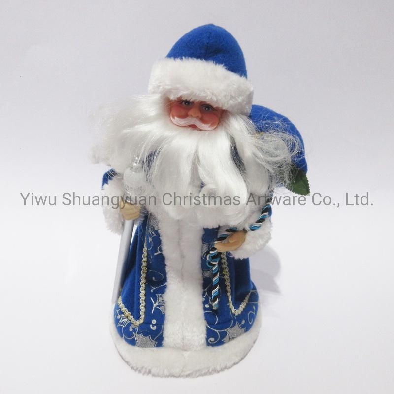 Christmas Electric Santa Claus with Light Bell Music